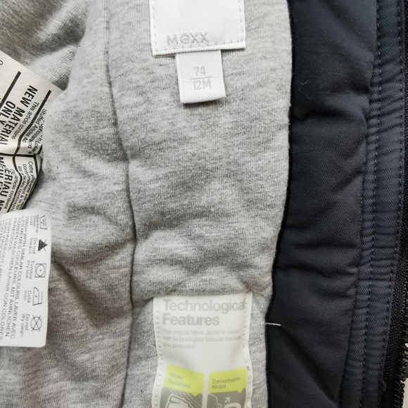 12 MONTHS MEXX Winter Hooded Jacket VGUC - Picture 5 of 6